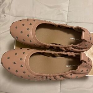 Michael Kors, pink leather flats New with box 8 1/2